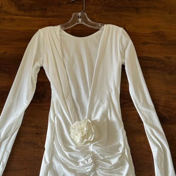 Maygel Coronel Heliconia White long sleeve dress - Picture 5 of 8